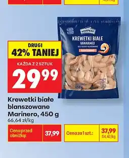Biedronka Krewetki białe blanszowane Marinero oferta