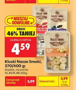 Biedronka Kluski na parze Nasze Smaki oferta