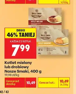 Biedronka Kotlet mielony Nasze Smaki oferta