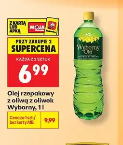 Biedronka Olej rzepakowy z oliwą z oliwek Wyborny oferta