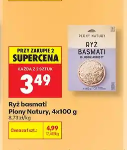 Biedronka Ryż basmati Plony Natury 4-pak oferta