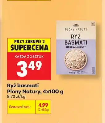Biedronka Ryż basmati Plony Natury 4-pak oferta