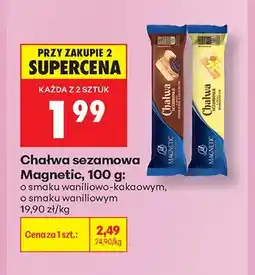 Biedronka Chałwa sezamowa Magnetic o smaku waniliowym oferta