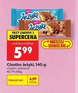 Biedronka Ciastka Jeżyki Classic oferta