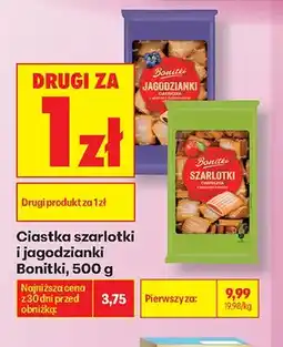 Biedronka Ciastka jagodzianki Bonitki oferta
