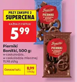 Biedronka Pierniki w czekoladzie mlecznej Bonitki oferta