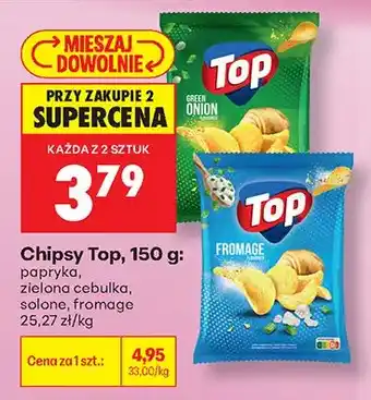 Biedronka Chipsy Top solone oferta