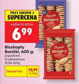Biedronka Biszkopty truskawkowe Bonitki oferta