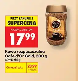 Biedronka Kawa rozpuszczalna Cafe d'Or Gold oferta
