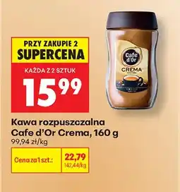 Biedronka Kawa rozpuszczalna Cafe d'Or Crema oferta