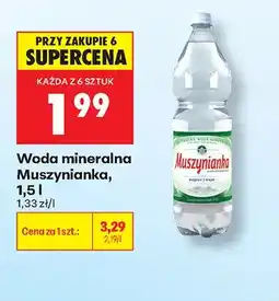 Biedronka Woda mineralna Muszynianka oferta