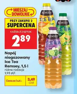 Biedronka Napój niegazowany Ice Tea Remsey cytrynowy oferta