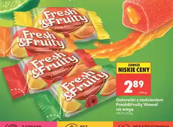 Biedronka Galaretki z nadzieniem Fresh&Fruity Wawel na wagę oferta