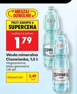Biedronka Woda mineralna Cisowianka niegazowana oferta
