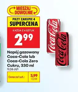 Biedronka Napój gazowany Coca-Cola Zero Cukru oferta
