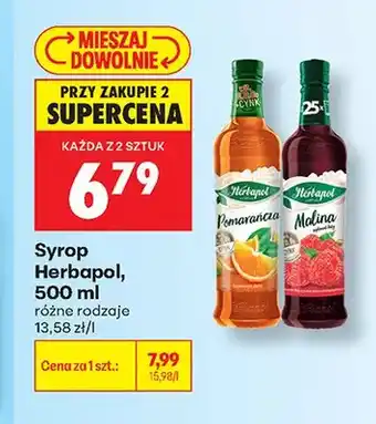 Biedronka Syrop Herbapol pomarańcza oferta