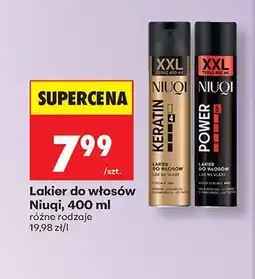 Biedronka Lakier do włosów Niuqi Keratin oferta