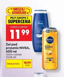 Biedronka Żel pod prysznic Nivea Creme Care oferta