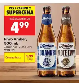 Biedronka Piwo Amber Johannes oferta