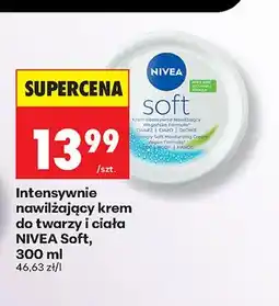 Biedronka Krem do twarzy i ciała Nivea Soft oferta
