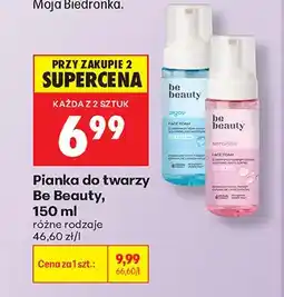 Biedronka Pianka do twarzy Be Beauty Sensitive oferta