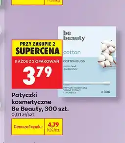 Biedronka Patyczki kosmetyczne Be Beauty oferta