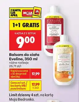 Biedronka Balsam do ciała Eveline Ultra Regeneracja oferta