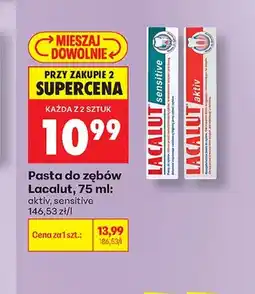 Biedronka Pasta do zębów Lacalut Sensitive oferta