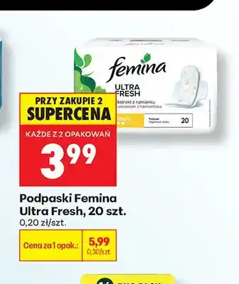Biedronka Podpaski Femina Ultra Fresh oferta
