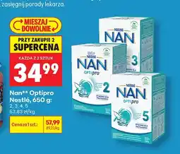 Biedronka Mleko następne Nestlé NAN OPTIpro 2 oferta