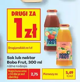Biedronka Sok Bobo Frut oferta