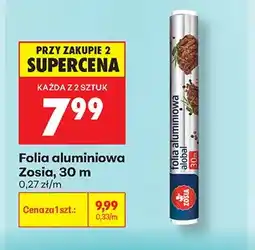 Biedronka Folia aluminiowa Zosia 30 m oferta