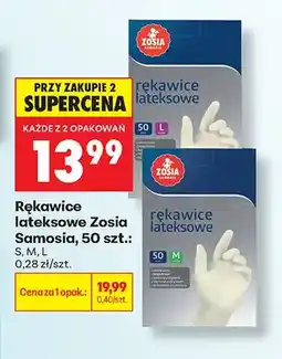Biedronka Rękawice lateksowe Zosia Samosia oferta