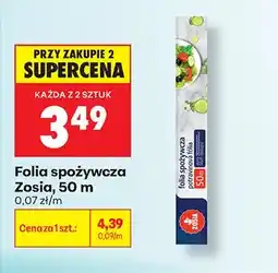 Biedronka Folia spożywcza Zosia 50 m oferta