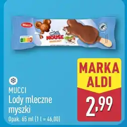 ALDI Mucci Lody mleczne myszki oferta