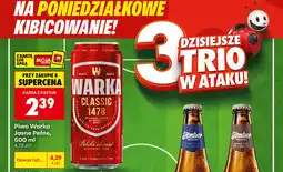 Biedronka Piwo Warka Jasne Pełne oferta