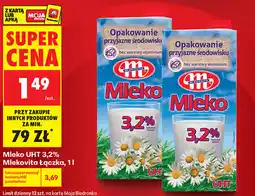 Biedronka Mleko UHT 3,2% Mlekovita Łączka oferta