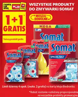 Biedronka Wszystkie produkty do zmywarki Somat oferta