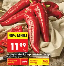 Biedronka Papryka słodka spiczasta na wagę oferta