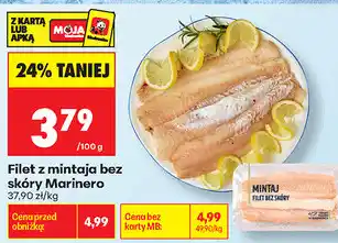 Biedronka Filet z mintaja bez skóry Marinero oferta