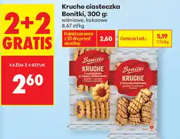Biedronka Kruche ciasteczka Bonitki oferta