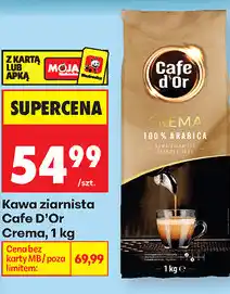 Biedronka Kawa ziarnista Cafe D'Or Crema oferta