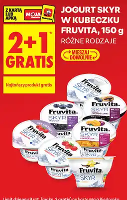 Biedronka Jogurt Skyr w kubeczku Fruvita oferta