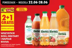 Biedronka Wszystkie soki, nektary i napoje Riviva oferta