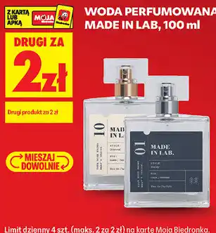 Biedronka Woda perfumowana Made in Lab oferta