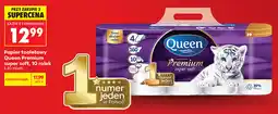 Biedronka Papier toaletowy Queen Premium super soft, 10 rolek oferta
