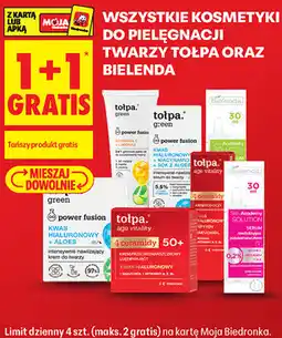 Biedronka Wszystkie kosmetyki do pielęgnacji twarzy Tołpa oraz Bielenda oferta