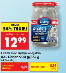 Biedronka Filety śledziowe wiejskie XXL Lisner oferta