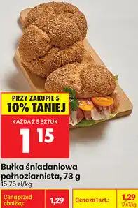 Biedronka Bułka śniadaniowa pełnoziarnista oferta