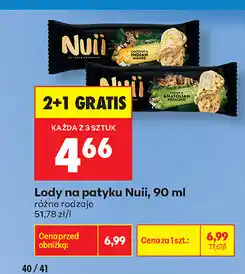 Biedronka Lody na patyku Nuii oferta